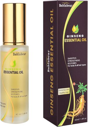 Bablabear Hair Oil for Frizzy Hair,Hydrating Oil Serum to Revitalize Damaged,Provides Heat Protection |Adds Hair Shine and Smooths Split Ends.