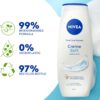 NIVEA Crème Soft (500ml, Pack of 6) Caring Shower Body Cream Enriched with Almond Oil, Moisturising Shower Gel Body Wash with Jojoba Oil, Glycerin and Panthenol