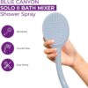715H67hGT2L._AC_SL1500_.jpg Blue Canyon Solo II Bath Mixer Shower Spray| Bathroom Accessory| Premium Shower Attachment for Bath taps| Push-on-Fitting| Suitable for Round & Oval Taps| Shower Head for Bathroom| 166 cm | (White)
