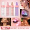 3 Pack Polvo De Hadas Fairy Highlighter Patting Powder Face Body Glitter Shimmer Brightens Blusher Waterproof Smooth Highlighter Festival Party Makeup (Set A)