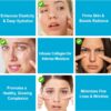 Collagen Face Mask with Deep Hydration,Bio Collagen Face Mask，Collagen Mask Overnight, Moisturizing and Water-Locking Properties, Brightens Skin Tone,Anti-aging Effect and Minimizes Pores-4 Pack