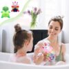 JYTDBCS 2Pcs Bath Loofahs for Kids, Cartoon Shower Puff Body Scrubber Shower Washing Exfoliating Soft Body Puff Sponge，Kids Shower Puff for Children Shower Kids sponges，Washing Puffs for Bath