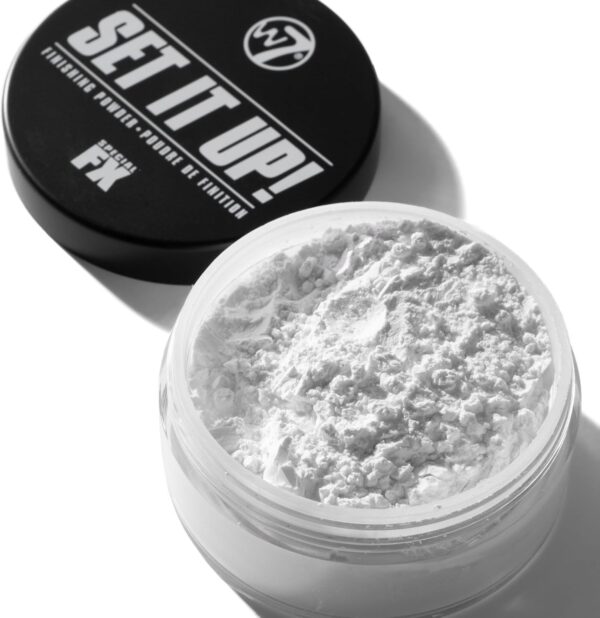 W7 Set It Up! Loose Setting Powder & Precision Puff – Translucent, Feather-Light Finishing Powder & Soft Puff for a Flawless, Matte Finish – Easy, Mess-Free Application for Every Makeup Lover!