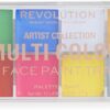 Makeup Revolution London, Artist Collection, Face Paint Tray, Intensely Pigmented, Blendable Formula, 12 Creamy Shades, 12 x 2.7g