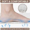 KAZOLEN Shower Mat Non Slip Anti Mould: Bath Mats for Inside Bath- 60 x 40 cm Anti Slip Shower Mats for Inside Shower- Loofah Shower Mat White Long Washable Shower Matt for Elderly Wet Room Quick Dry