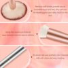Ammiy Makeup Brushes Sets Professional 18 Pcs Make up Brushes Premium Synthetic Foundation Brushes Blending Face Powder Blush Eyeshadow Eyeliner Make Up Brush Kit with PU Leather Bag