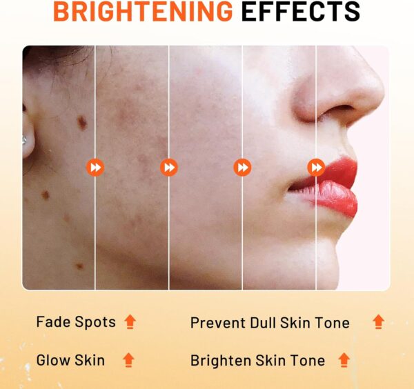 Xumann 7PCS Vitamin C Skincare Gift Set for Teen Girl, Skin Care for Teenage, Cleanser Toner Moisturiser Set for Women