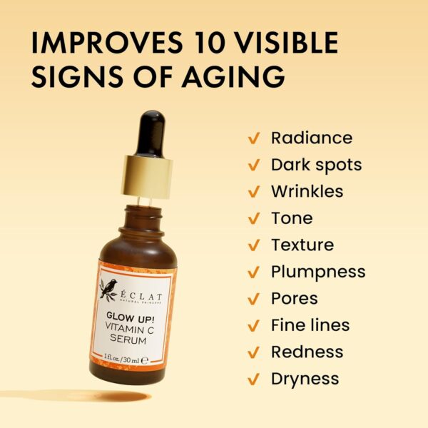 Vitamin C Face Serum - Hyaluronic Acid, Retinol, & Vit E - Anti Aging Facial Brightening Serum for Skin Care - Timeless Pure Vitamin C Serum for Face Dark Spots, Vit C Serum Oil, Face Serum for Women