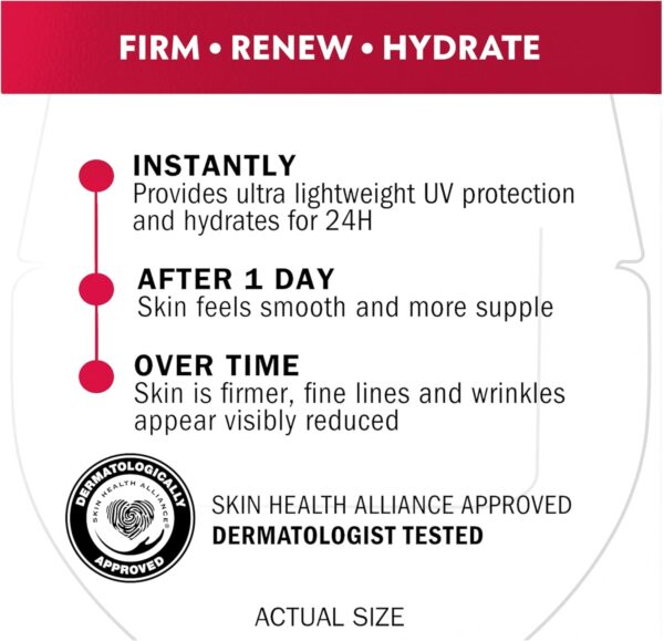 Olay Regenerist Whip Day Face Cream SPF30, Lightweight Anti-Wrinkle + Firming Skincare Moisturiser with Sun Protection, Anti-Ageing Niacinamide and Peptides, Renews, Firms and Hydrates 50ml