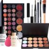 Professional Makeup Set,MKNZOME Make Up Set With Make-up Gift Box Portable Travel Makeup Kit Birthday Xmas Makeup Gift Set Eyeshadow Palette Foudation Concealer for Women Girls