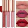 12 Pcs Liquid Lipstick Lipliner Set Nude Lipliner Matte Lipstick Long Lasting Non-Fading Waterproof Lip Glosses Makeup Set Gift For Women (Set C)