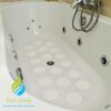 Non Slip Bath Mat Shower Stickers adhesive non rubber (10 Large White Discs)