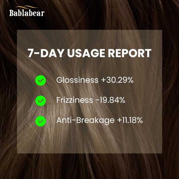 Bablabear Hair Oil for Frizzy Hair,Hydrating Oil Serum to Revitalize Damaged,Provides Heat Protection |Adds Hair Shine and Smooths Split Ends.