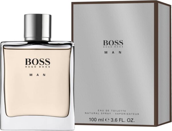 BOSS Man - Eau de Toilette for Him - Ambery Fragrance With Notes Of Crispy Apple, Frankincense, Vanilla Bean - Medium Longevity - 100ml