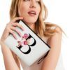A-Z Personalized Makeup Bag,Birthday Gifts for Women Mom,Gifts for Best Friend,Bride Bridesmaid Cosmetic Bag(B)