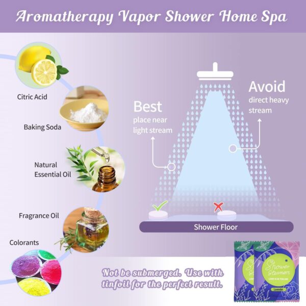 717yVGxZQ0L._AC_SL1500_.jpg Shower Steamers Aromatherapy, Natural Organic 12-Pack Lavender Eucalyptus & Peach Shower Tablets, Women Relaxing Bath Spa Gift Set, Heart-Shaped Tin Box Shower Fizzies for Party, Birthday, Christmas