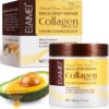 Collagen Hair Mask, Maca Deep Repair Collagen Hair Mask for Dry, Damaged Hair, Repairing Hair Mask with Maca Essence, Moisturising and Nourishing, Conditioner with Argan Oil
