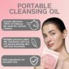 Cleansing Oil Mini Skincare,Makeup Remover Cleansing Oil,20pcs Portable Makeup Face Cleanser,Soothing Gentle Make Up RemoverOil Facial Cleanser For Travel,Disposable Natural Make up Remover