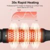 5 in 1 Curling Iron Brush Set with Thermal Brush and 4 Interchangeable Ceramic Curling Wand(0.5”-1.25”), Fast Heating, Dual Voltage, Include Glove