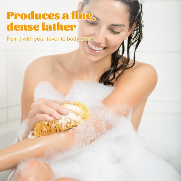 718RaCf7m6L._AC_SL1500_.jpg Body Bath Sponge 2PCS Sponges Bath Large Soft Honeycomb Bath Sponges Shower Sponges for Women Men Exfoliating Body Sponge Dense Foam for Gentle & Deep Cleansing, Ultra-Soft for Sensitive Dry Skin