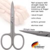 3 Swords Germany | Straight Nail Scissors, Stainless Steel, Extra Sharp - Made in Germany - Manicure, Pedicure, Grooming, Finger & Toe Nail Care by 3 Swords Germany (7889)