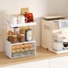 Makeup Organiser - Upgrade 2 Tier 3 Drawers Large Vanity Organiser, Versatile Cosmetic Organisers, Exquisite Bathroom Organiser Storage, Skincare Organisers, Dressing Table Organiser, Clear