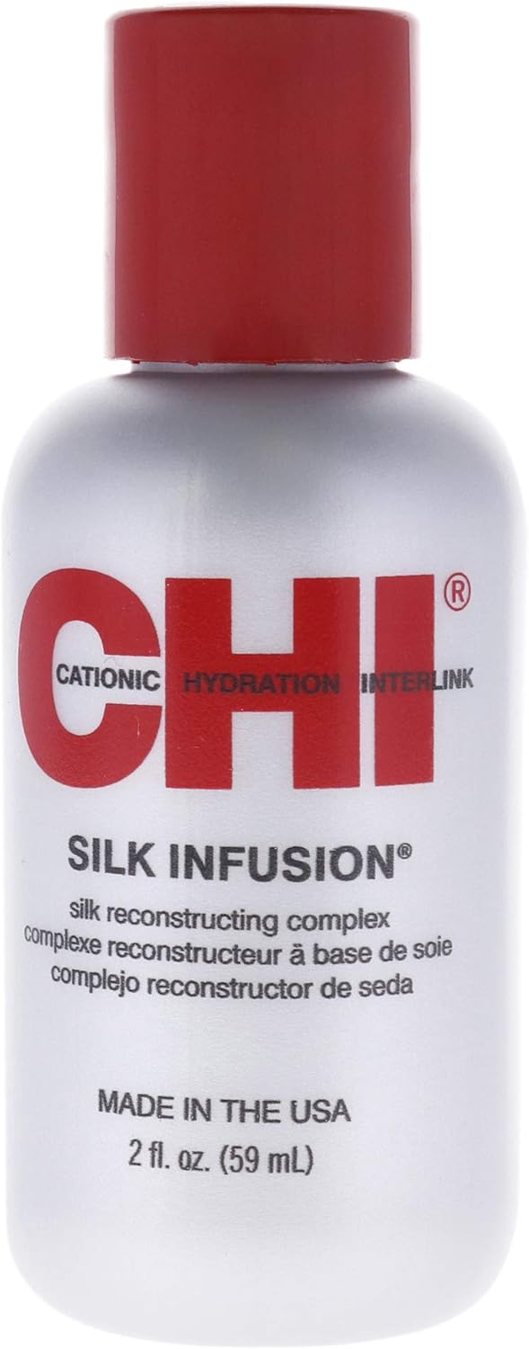 CHI Silk Infusion | Leave-in Serum for Repair Strenghtening Moisturizing Hair | All & Dry Hair | 59 ml