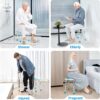 719YYTA12DL._AC_SL1100_.jpg Health Line Massage Products Heavy Duty Shower Stool 550lb Bath Seat Chair, Tool-Free Assembly Height Adjustable Paded Seat Bench for Seniors, Elderly, Disabled, Handicap and Injured