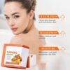 Skincare Set for Teenage Girls - Turmeric Skin Care Sets & kits - Gifts for Her - Pamper Skincare Set - Women Gift Sets with Face Soap-Face Serum-Face Cream-Toner-Mask*4