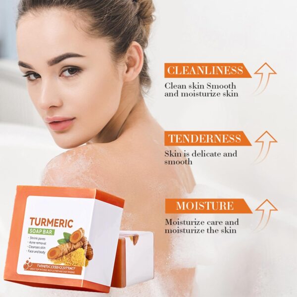 Skincare Set for Teenage Girls - Turmeric Skin Care Sets & kits - Gifts for Her - Pamper Skincare Set - Women Gift Sets with Face Soap-Face Serum-Face Cream-Toner-Mask*4