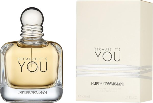 Because It's You by Giorgio Armani Eau de Parfum For Women, 100ml