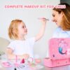 Kids Makeup Sets for Girls, Children Real Washable Make up Starter Kit, Princess Pretend Play Makeup Girls Toys with Cosmetic Bag, Christmas Birthday Present for 3 4 5 6 7 8 9 10 Years Old Girls