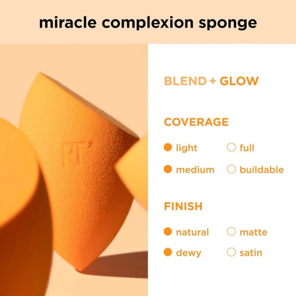 Real Techniques Everyday Essentials + Makeup Sponge Kit, Makeup Brushes and Makeup Blender Sponge, For Foundation, Blush, Bronzer, Eyeshadow, and Powder, Synthetic Bristles, Cruelty Free, 5 Piece Set