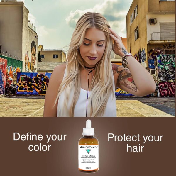 Aminotouch Natural PURE PROTEIN TREATMENT Grow Long Hair, Repair Damage & Split Ends, Strengthen Weak Hair, Collagen Filler Keratin Repair that Works From the Core to the Outer Layers, instant results