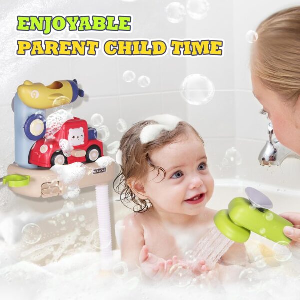 Baby Bath Toys Set, Bath Toys for 1 2 3 Years Old, Baby Bath Shower Head & Baby Bubble Bath, Toddler Bath Toys for Boys Girls, Great Gift for Toddler Infants Kids