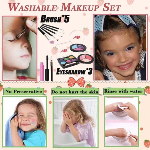 Kids Makeup Sets Girls Toys - Girls Make up Set Kids Make up for Toddler Kid Girl Children Princess Pretend Play Christmas Birthday Gifts Presents Toys for Girl age 3 4 5 6 7 8 9 10 11 12