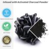 Bath Shower Pouf Large 75g XL Mesh Pouf Shower Ball Bath Loofah Sponge Pouf Body Exfoliating Bath Sponge Shower Sponge Body for Men and Women Silky and Smooth Skin Cleansing(3color)