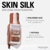 Makeup Revolution, Skin Silk Serum Foundation, Light to Medium Coverage, Contains Hyaluronic Acid, F7, 23ml