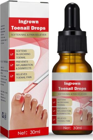 Ingrown Toenail Treatment - 30ml Ingrown Toenail - Cuticle Care Oils for Ingrown Toenails - Trimming Toenail Softening Drops Natural Ingrown Toenail Correction Treatment Fungal Nail Treatment