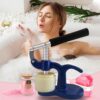 Medonala Bath Salt Steam Press Machine with a Set of Molds，DIY for Bath Bomb,Shower Steamer Maker,Bath Steamer Kit,Shower Tablets Steamer Press
