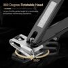 71BwlbEJVpL._AC_SL1500_.jpg FERYES 360° Rotating Nail Clippers for Seniors, Long Handle Fingernail Clippers for Men and Women, Ergonomic EZ Grip Toenail Clippers for Thick Nails