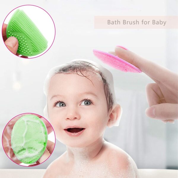 OBSCYON 6PCS Silicone Face Scrubber Kit, Manual Facial Cleansing Brush,Face Mask Brush, Exfoliating Lip Brush for Skin Care