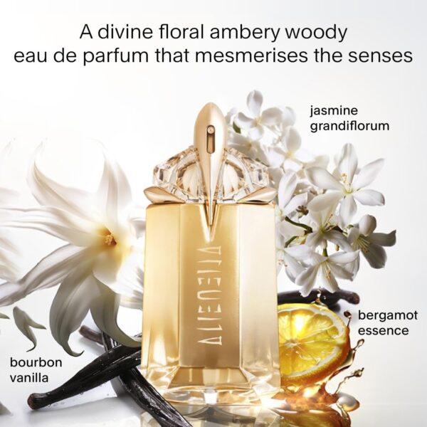 MUGLER Alien Goddess, Eau de Parfum, Women's Perfume, Floral, Oriental and Woody Aroma, Magnetic Fragrance, Refillable