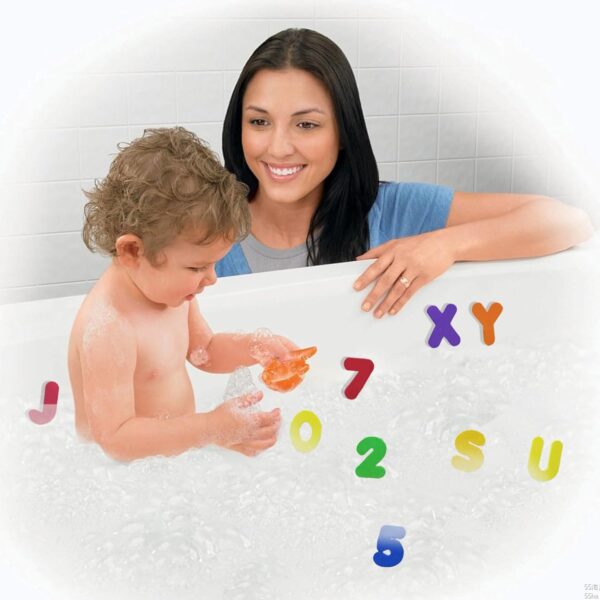 36 Pcs Bath Letters And Numbers, Learn Baby Foam Bath Letters And Numbers, Removable Educational Alphabet Toys, Preschool Children'S Learning Toys, for Bathroom, Baby Shower, Toddlers Kids Toy