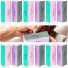 12Pcs Nail Buffer Block, 4-Way Sponge Buffer Block Professional Manicure Tools Kit for Shine Polisher Nail Buffing Rectangular Art Care Buffer Block Tools for Smooth Glossy Nails