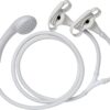 Croydex Secura Shower Head and Hose for Taps, 1750mm Hose Length, Suitable for High and Low Pressure Systems, Tap Shower Attachment, Compatible with Most Round or Oval Basin Taps, White