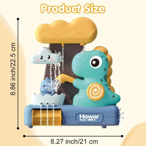 Hayoom Baby Bath Toys for 1 Year Old, Waterfall Water Station Toy with 3 Cup, Toddler Shower Bath Toys for 3+ Year Olds Boys Girls