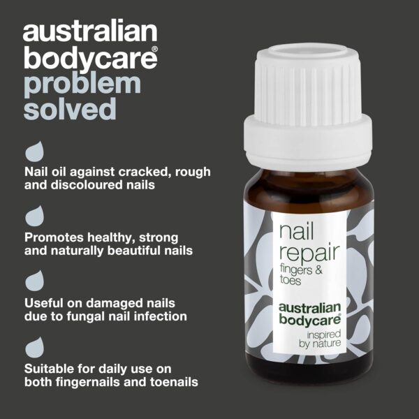 Nail Repair Oil with Natural 4-Terpineol Known from Tea Tree Oil – Treats Cracked, Rough, and Discolored Nails for Strong, Healthy Nails