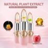 6 Packs Flower Jelly Lipstick Set Magic Temperature Color Change Lip Balm Long Lasting Moisturizer Lip Gloss Flower Jelly Lipstick Makeup Set (6PCS Set A)