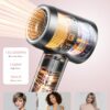 Hair Dryer, 160000 RPM Professional High Speed Ionic Blow Dryer for Fast Drying, 500 Millions Negative Ions Care & Heat-Control & Low Noise Hair dryer with Magnetic Diffuser and Nozzle, No Heat Damage